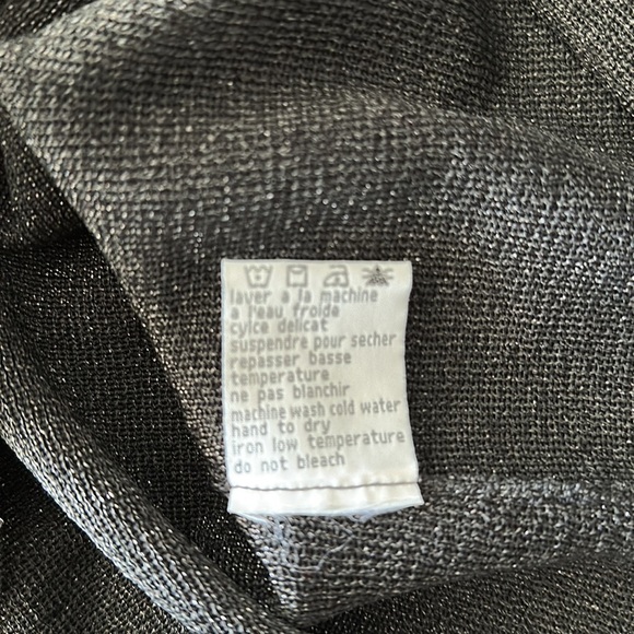 Black flower bud lined sparkling cardigan - Picture 8 of 8